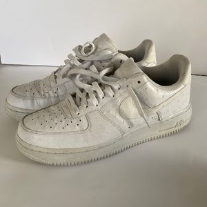 Nike Air Force 1’s .Ostrich texture..